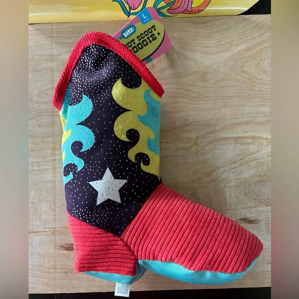 Bark Box Dog Toy Boot Scoot Boogie Nashville Bark Box L 50+ Lbs New